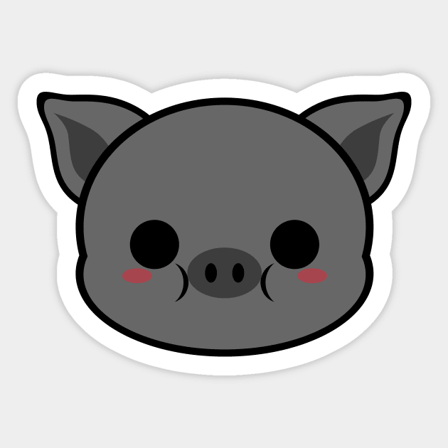 Cute Vietnamese Pot Bellied Sticker by alien3287